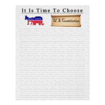 Tea Party Patriot Customizable Letterhead