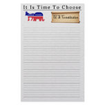 Tea Party Patriot Customizable Stationery