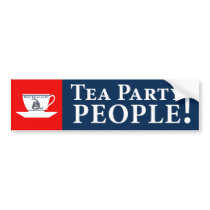 Tea Party People! bumper stickers