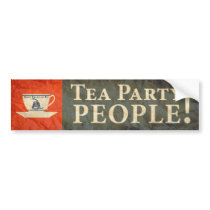 Tea Party People! bumper stickers