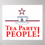 Tea Party People! Print