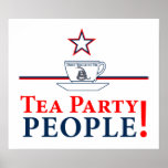 Tea Party People! Poster