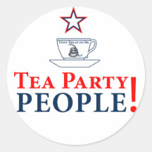 Tea Party People! Sticker