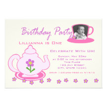 Tea Party/ Photo Announcement