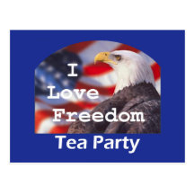 TEA PARTY Postcard