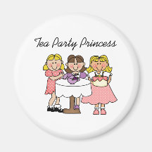 Tea Party Princess Magnets