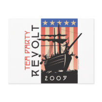 Tea Party Revolt 2009 Post Card