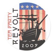 Tea Party Revolt 2009 Sticker