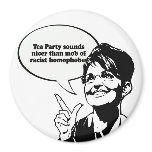 Tea Party sounds nicer than mob of racist homophob Magnets