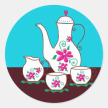 Tea Party Stickers
