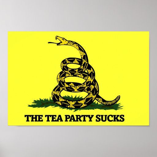 TEA Party Sucks Print