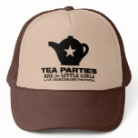 tea party - tea parties are for little girls hats