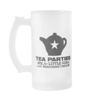 tea party - tea parties are for little girls coffee mug