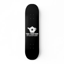tea party - tea parties are for little girls skate decks