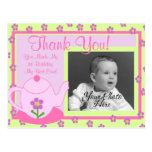Tea Party Thank You Post Card