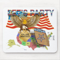 Tea-Party-Version-1 Mouse Pad