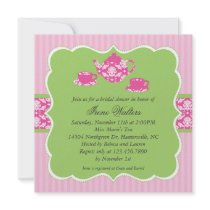 Tea Pot Bridal Shower Invitation