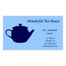 Tea Pot  Business Card