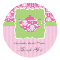 Tea Pot Favour Seal Sticker