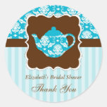 Tea Pot Favour Seal Sticker