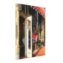 Tea Room in SoNo Norwalk, CT Stretched Canvas Prints