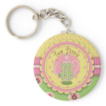 Tea Service Keychain
