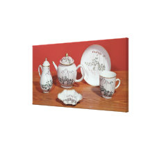 Tea service presented to Carl Linnaeus Gallery Wrapped Canvas