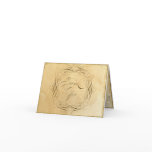Tea Stained Vintage Wedding 1 - Thank You Notes Card