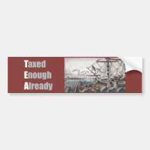 TEA Taxed Enough Already Bumper Stickers