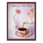 Tea Time, Afternoon Tea Party Post Cards