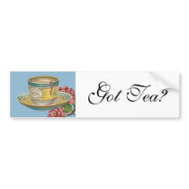 Tea Time Bumper Stickers