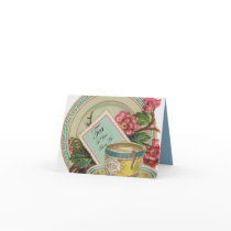 Tea Time Greeting Card