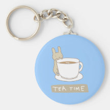 Tea time keychain