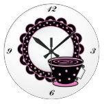 Tea Time Wall Clock