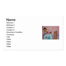 Tea Tipping Friend Business Card