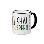 Tea Words Collage Mug