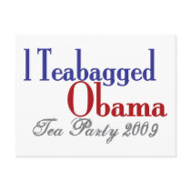 Teabag Obama (Tea Party 2009)