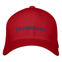 TEABAGGER EMBROIDERED BASEBALL CAP