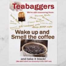 Teabaggers Smell the Coffee Flyer