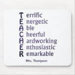 Teacher Acronym Mousepad