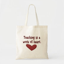 Teacher Appreciation Heart Bag