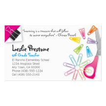 Teacher Business Card