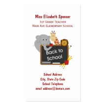 Teacher Business Cards