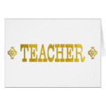 TEACHER GREETING CARD
