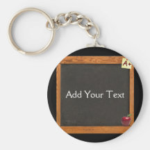Teacher Chalkboard Keychains