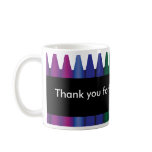 Teacher Crayon Design Mug 3