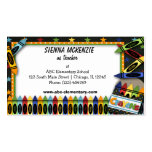 Teacher Elementary School Business Cards
