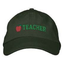 Teacher Embroidered Hat