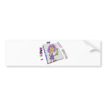 Teacher---"I LOVE MY 1ST GRADERS" Bumper Sticker