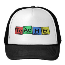 Teacher made of Elements whimsical Mesh Hats